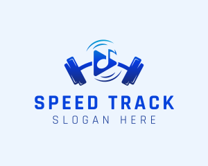 Music Fitness Motivation Logo