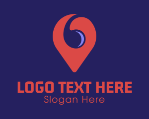 Spiral - Spiral Location Pin logo design