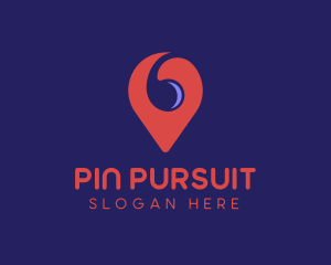 Spiral Location Pin logo