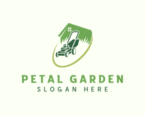 Gardening Lawn Mower logo design