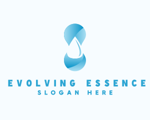 Water Supply Droplet logo design