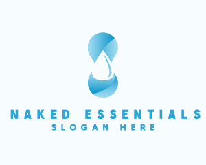 Water Supply Droplet logo design