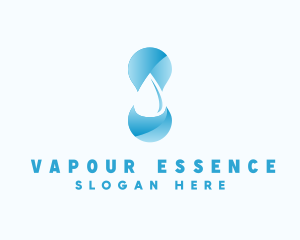 Water Supply Droplet logo design