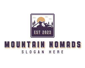 Mountain Outdoor Adventure logo design