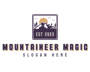 Mountain Outdoor Adventure logo design