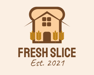 Bread Loaf House  logo design