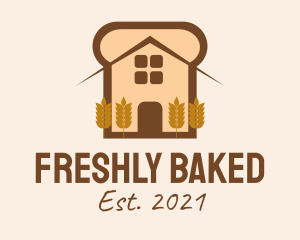 Bread Loaf House  logo design