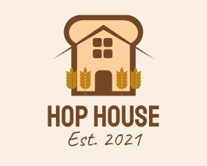 Bread Loaf House  logo design