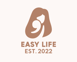 Maternity Pediatric Breastfeeding  logo design