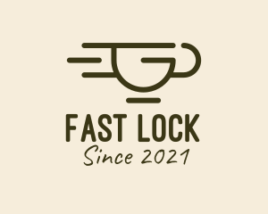 Fast Coffee Mug  logo design