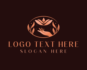  Lotus Flower Hand logo