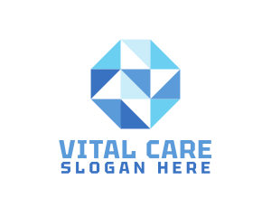 Simple Modern Octagon Business logo