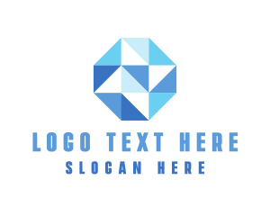 Simple Modern Octagon Business logo