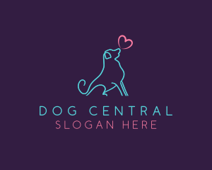 Dog Love Shelter logo design