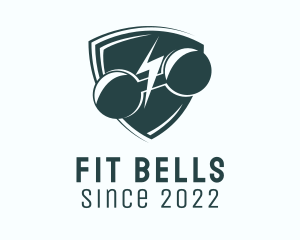 Energy Fitness Dumbbell  logo design