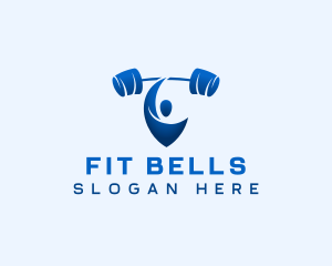 Barbell Fitness Gym logo design