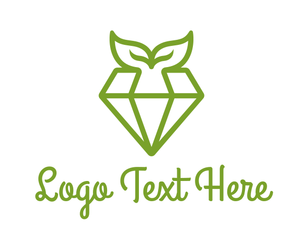 Green Diamond logo example 1