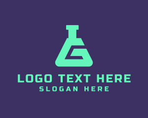 Teal Science Laboratory Letter G logo