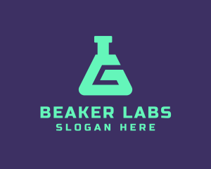 Teal Science Laboratory Letter G logo