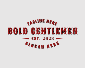 Western Masculine Brand logo design