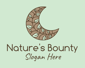 Nature Tree Moon logo design