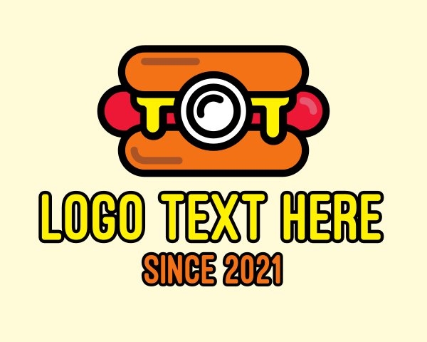 Hot Dog Bun logo example 1
