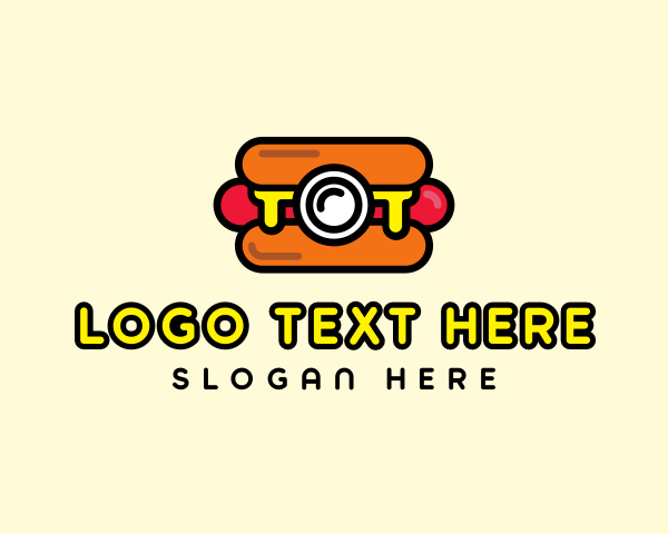 Hot Dog Sandwich logo example 4