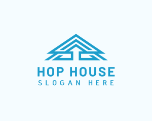 Roof House Property logo design