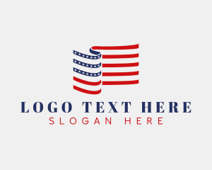 United States Patriotic Flag logo