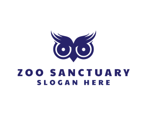 Owl Wildlife Zoo logo design