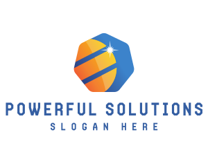 Solar Power Technology logo design