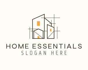 Architect Home Real Estate logo design