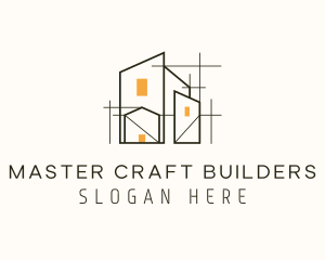 Architect Home Real Estate logo design