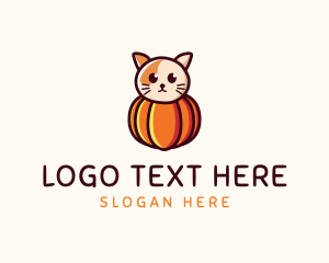 Pumpkin Cat Pet logo