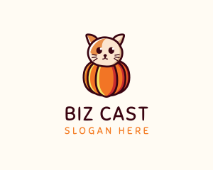 Pumpkin Cat Pet logo