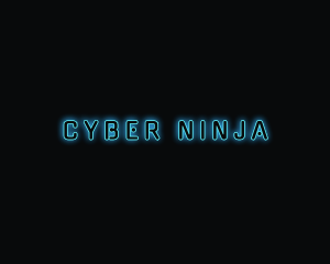 High Tech Neon hacker  logo