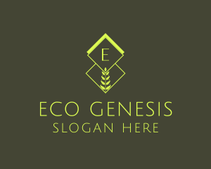 Natural Organic Plant logo design