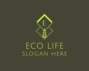 Natural Organic Plant logo design