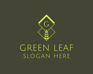 Natural Organic Plant logo design