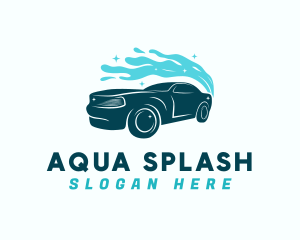 Clean Splash Car logo design