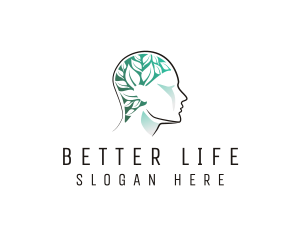 Leaf Mindset Therapy logo design