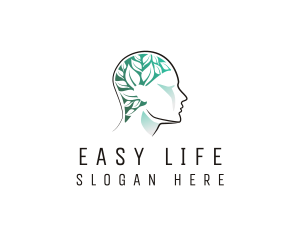 Leaf Mindset Therapy logo design