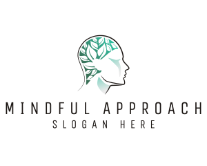 Leaf Mindset Therapy logo design