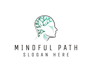 Leaf Mindset Therapy logo design