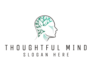 Leaf Mindset Therapy logo design