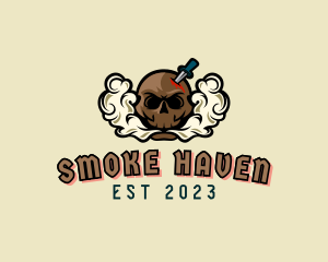 Skull Knife Smoke logo