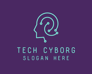Circuit Cyborg Head logo
