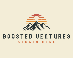 Mountain Peak Adventure logo design