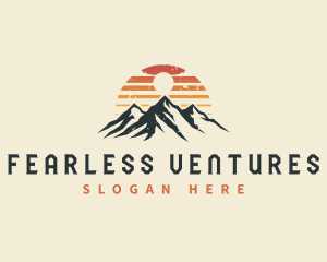 Mountain Peak Adventure logo design