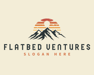 Mountain Peak Adventure logo design